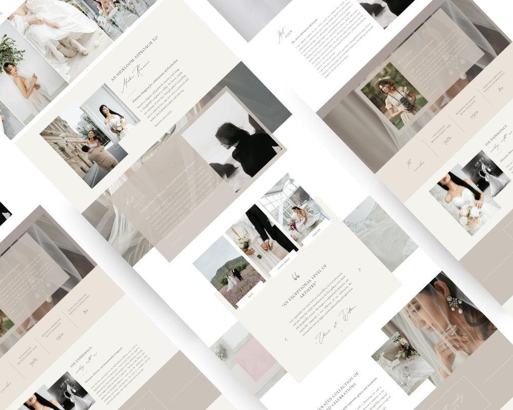 Ivory Atelier | Showit Website Template