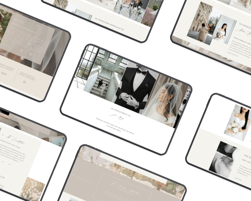 Ivory Atelier | Showit Website Template