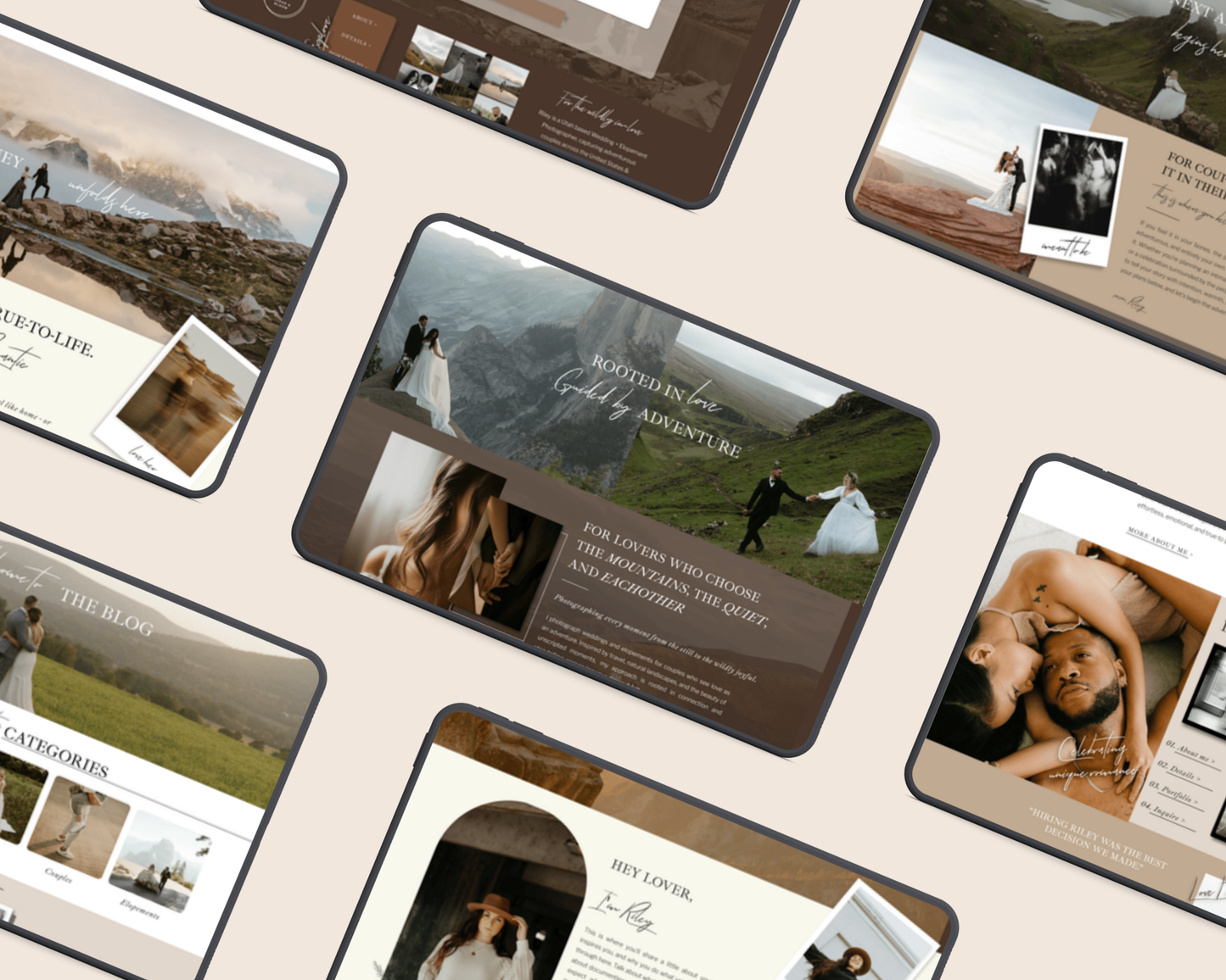 Cedar & Bloom | Showit Website Template